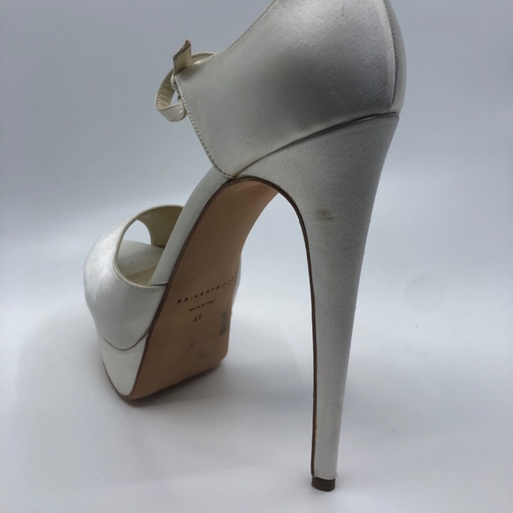 White silk/dyeable TRIBECA platform - Picture 4 of 5